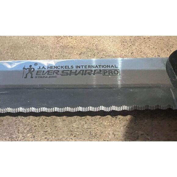J A HENCKELS International Ever Sharp Pro Serrated 12” Steel Blade Bread Knife - Picture 3 of 5